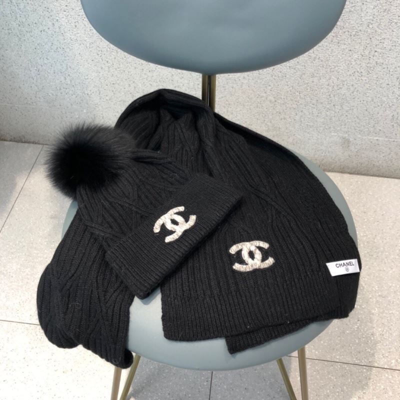 Chanel Caps Scarfs